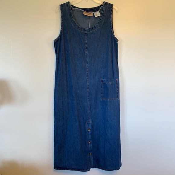 studio ease Dresses & Skirts - Studio Ease - 14p, denim jumper, medium wash